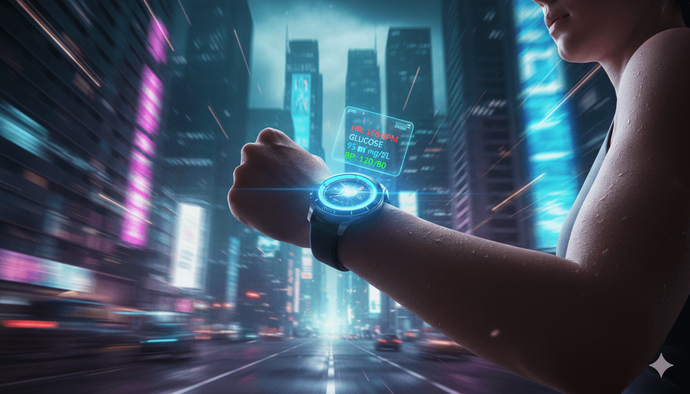 ウェアラブルセンサーにおけるSLEDとLED