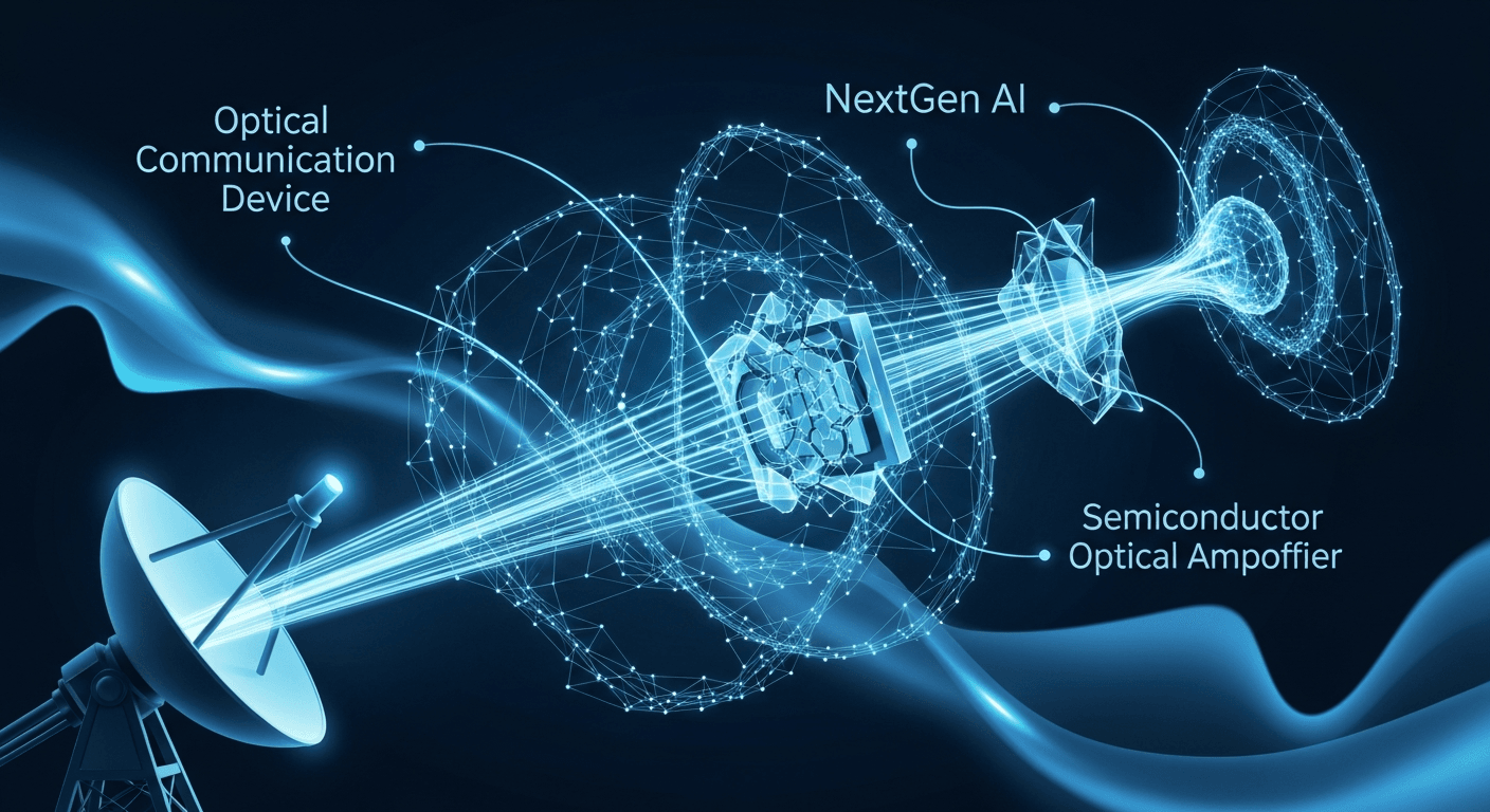 在2026年这个充满变革的时代，数字世界正经历着一场堪比互联网诞生的范式转变。我们已经从“云计算”时代迈入了“普适智能”时代。生成式人工智能（Gen AI）不再局限于庞大的本地数据中心；它正渗透到网络边缘——进入我们的汽车、工厂、5G基站和城市街道。然而，这种迁移面临着一个强大的挑战：物理定律。具体而言，就是远距离数据传输固有的延迟。随着顶级行业盛会OFC 2026的临近，解决这一延迟危机的方案也逐渐清晰。它需要将高速光纤通信与一个至关重要却常被低估的组件——半导体光放大器——相结合。第一部分：推理时代的延迟瓶颈 要理解半导体光放大器突然出现的战略重要性，首先必须了解人工智能工作负载的变化。 2023 年和 2024 年，重点在于训练——构建像 GPT-4 这样的大规模语言模型 (LLM)。这项工作在集中式的超大规模数据中心进行，数千个 GPU 集群在一起。到 2026 年，重点已转向推理——数十亿台设备实际使用这些模型。当自动驾驶汽车检测到行人，或者工厂里的自动化机械臂发现缺陷时，它们无法承受将视频数据发送到 500 英里外的中央服务器并等待响应的成本。“推理”必须在本地或“边缘”进行。然而，边缘基础设施空间有限。你不可能把一个超大规模数据中心塞进路边的机柜里。这种物理限制造成了信号完整性问题。光纤是唯一能够承载人工智能时代所需巨大带宽（通常超过每秒 1 太比特）的介质，但光信号在通过复杂的边缘网络进行分路和路由时会衰减。在传统电信领域，我们使用掺铒光纤放大器（EDFA）来增强这些信号。但EDFA体积庞大、价格昂贵且功耗高，根本无法满足边缘人工智能紧凑架构的需求。正是由于这一缺陷，半导体光放大器（SOA）应运而生。它是唯一能够在现代人工智能硬件所需的微型空间内提供必要信号增益的器件。第二部分：半导体光放大器的解析 半导体光放大器本质上是一种没有反射镜的激光器。它是一种基于芯片的器件，利用半导体增益介质（通常是磷化铟（InP））通过受激辐射过程实现光放大。当光进入器件时，它会激发光子的发射，从而增强信号强度并保持其数据内容。在许多方面，它的工作原理与激光二极管类似，只是没有谐振腔和反射镜。从而提供了一种更紧凑、更具针对性的解决方案。与外形像一卷电缆的光纤放大器不同，半导体光放大器体积非常小。它可以像计算机芯片一样在晶圆上制造，从而实现大规模生产并降低成本。几十年来，它一直被认为是一种小众技术，饱受高噪声和非线性问题的困扰。然而，新一代人工智能的需求已经将这些“缺陷”转化为优势，或者至少使其变得可控，这推动了人们对这项技术的兴趣在OFC 2026大会前夕的大幅回升。半导体光放大器的紧凑特性使其能够部署在以前无法进行光放大的地方：例如收发器模块内部、服务器主板上，甚至可以与人工智能处理器直接封装在一起。第三部分：OFC 2026与新的连接标准 即将举行的光纤通信大会暨展览会（OFC 2026）有望成为该行业近年来最重要的盛会。往届OFC大会主要关注高速传输（400G、800G），而OFC 2026预计将聚焦“人工智能架构”。分析师预测，OFC 2026将成为分布式人工智能集群光互连相关多源协议（MSA）新标准的发布平台。这些讨论的核心将是半导体光放大器（SOA）与标准化可插拔模块的集成。围绕OFC 2026的业界热议表明，大型超大规模数据中心（谷歌、微软、亚马逊）正在寻求突破功耗瓶颈的解决方案。他们需要每比特功耗低于5皮焦耳的光器件。半导体光放大器是实现这一目标的主要候选方案，因为它在某些短距离应用中无需耗电的数字信号处理（DSP），这一概念被称为线性驱动光（LPO）。第四部分：技术协同：光纤、人工智能和SOA 光纤通信与半导体光放大器之间的关系是共生的。光纤提供高速公路，放大器提供燃料。在人工智能时代，这种关系正朝着三个方面发展：1. 向 O 波段 (131nm) 的转变。标准的长距离光纤网络运行在 C 波段 (155nm)。然而，对于短距离人工智能连接（10 米至 2 公里），O 波段 (131nm) 更受欢迎，因为它色散较小，这意味着信号无需复杂的校正即可保持“清晰”。众所周知，O 波段的掺铒光纤放大器 (EDFA) 的工程设计难度极大。相比之下，半导体光放大器 (SOA) 在这些波长上具有天然的优势。磷化铟的带隙可以轻松调节，从而在 131nm 处提供峰值增益。这使得半导体光放大器成为构成人工智能集群神经系统的 O 波段互连的实际标准。我们预计O波段放大将成为OFC 2026技术研讨会的主要议题。2. 集成和硅光子学 人工智能硬件面临的最紧迫挑战之一是“I/O限制”。GPU速度飞快，但数据传输速度却跟不上需求。硅光子学（利用光在芯片上传输数据）是解决方案。然而，硅光子学存在耦合损耗高的问题。将光从光纤传输到硅芯片会导致信号损失。为了解决这个问题，工程师们正在将半导体光放大器直接集成到硅光子电路中。通常，这些放大器采用锥形波导设计——结构逐渐加宽——以提高耦合效率并降低损耗。这种锥形结构不仅可以提升性能，还能实现与电路更紧密的集成。这种“异构集成”将放大器放置在损耗发生的位置。这种能力是半导体光放大器独有的；你无法简单地将光纤放大器粘贴到硅芯片上。3. 突发模式运行 人工智能流量具有“突发性”。与持续不断的电话通话不同，人工智能推理请求以海量、突发的峰值形式出现。半导体光放大器（SOA）的响应时间可达纳秒级，几乎可以瞬间开启、放大数据脉冲并关闭（或进行调整）。这种快速响应可防止数据冲突，并确保低延迟，这对于实时人工智能应用至关重要。第五部分：绿色人工智能革命 可持续性是搜索引擎优化（SEO）领域的一大趋势，也是业界真正关注的问题。训练一个人工智能模型所产生的碳排放量相当于五辆汽车在其使用寿命期间的排放量。支持人工智能的基础设施必须更加高效。半导体光放大器在“绿色网络”中扮演着至关重要的角色。由于它是直流器件，因此在短距离应用中，它通常比泵浦激光驱动的光纤放大器更节能。此外，通过实现“全光”交换（使用光而不是将其转换为电信号再转换回来）半导体光放大器有助于消除网络中浪费能量的转换步骤。在2026年光纤通信大会（OFC 2026）上，“绿色光子学”将成为重点议题。我们预计将有多篇论文展示如何用基于半导体光放大器的光门取代电开关，从而将边缘人工智能数据中心的总功耗降低高达30%。第六部分：市场趋势和未来预测 在人工智能热潮的推动下，光器件市场正在蓬勃发展。关注该领域的金融分析师预测，未来五年半导体光放大器市场的增长速度将超过通用光器件市场。“横向扩展”架构 人工智能超级计算机采用“横向扩展”架构构建，这意味着它们的增长方式是通过增加节点数量，而不是扩大现有节点的尺寸。这需要数百万个光互连。如果每个互连都需要放大来克服损耗，那么对半导体光放大器的需求量将变得极其巨大。1.6T以太网 目前，业界正从800G以太网过渡到1.6T以太网。在如此高的速度下，信号变得极其脆弱。在100G下可以忽略不计的衰减，在1.6T下却会造成灾难性的后果。半导体光放大器越来越多地被用作接收器（Rx）光子组件（ROSA）中的前置放大器，以在信号到达光电探测器之前对其进行放大。这确保了高速数据流的可读性。成本下降曲线 随着产量的增加，半导体光放大器的成本正在下降。这符合光子学的“摩尔定律”。到2026年光纤通信大会（OFC 2026），我们预计届时将出现定价模式，使半导体光放大器（SOA）不仅适用于高端数据中心，也适用于消费级连接，从而有可能将光纤速度带入家用人工智能设备。第七部分：待克服的挑战 尽管前景广阔，但半导体光放大器并非万能灵药。它面临着一些技术难题，这些难题正困扰着世界顶尖的工程师们。噪声系数：半导体光放大器比掺铒光纤放大器（EDFA）会给信号增加更多的噪声。对于模拟信号而言，这是一个问题。然而，数字人工智能信号具有很强的鲁棒性。先进的前向纠错（FEC）算法使人工智能系统能够容忍半导体光放大器略高的噪声基底。偏振敏感性：光在光纤中传播时会改变其偏振态。标准的半导体光放大器会根据这种偏振态以不同的方式放大光，这不利于数据完整性。制造商已经开发出使用应变量子阱的“偏振无关”SOA来缓解这个问题。这项技术已日趋成熟，并将成为2026年光纤通信展（OFC 2026）的重点展示内容。非线性：如果输入功率过高，半导体光放大器（SOA）会使信号失真。然而，颇具讽刺意味的是，研究人员现在正利用这些非线性特性进行计算。通过操控半导体光放大器的饱和度，它可以充当光逻辑门，以光速执行简单的AI处理任务。第八部分：通往OFC 2026及未来之路 随着OFC 2026的临近，其发展方向已然清晰。此次盛会很可能被铭记为光通信行业全面转型以满足人工智能需求的转折点。OFC 2026的展厅布局将以解决“AI互连瓶颈”的解决方案为主。我们预计将看到：SOA阵列：单个芯片包含4个、8个甚至16个半导体光放大器通道，以支持并行光纤带。共封装光学器件演示：现场演示集成光纤端口并采用片上放大技术的GPU。新材料：研究量子点SOA，以实现更高的增益和更好的温度稳定性。半导体光放大器（SOA）已从便利组件发展成为必需组件。它使光纤的理论速度能够在现实世界边缘复杂、受限且高温的环境中得以实现。第九部分：边缘AI的实际应用。为了更好地理解其影响，不妨设想一下2026年的智能工厂。数千个传感器利用全息AI（Gen AI）监测设备运行状况，预测故障。工厂车间存在电磁噪声，导致铜线连接不稳定。光纤不受这种噪声的影响。然而，光纤必须穿过狭窄的拐角，并分路至数百台机器。每次分路都会削弱信号。传统的放大器体积过大，无法安装在机械臂上。因此，紧凑型半导体光放大器被集成到传感器的收发器中。它可以立即增强信号，确保关键数据无延迟、无损耗地到达中央AI控制器。这就是半导体光放大器 (SOA) 的实际应用。同样，在 5G 和 6G 通信中，“远程射频单元 (RFH)”正被进一步推向网络边缘。这些单元需要光纤回传链路。半导体光放大器能够在符合天线外壳热工和物理限制的封装内，提供必要的传输距离扩展。第十部分：InPhenix——引领光纤革命。在复杂的光器件生态系统中，硬件的质量决定了网络的可靠性。而这正是 InPhenix 的优势所在。作为世界一流的激光器和光源制造商，InPhenix 一直处于光纤通信创新的前沿。他们专注于高性能 InP 技术，打造出业界领先的半导体光放大器产品线，提供业界领先的增益、带宽和可靠性。InPhenix 深知，在人工智能时代，“足够好”已不再可行。他们的器件经过精心设计，能够承受超大规模和边缘环境的严苛要求，提供万亿参数模型推理所需的稳定放大。随着业界齐聚OFC 2026，InPhenix将展示其为何始终是顶级网络设备制造商的首选合作伙伴。InPhenix将尖端制造技术与深厚的光学专业知识相结合，不仅参加OFC 2026，更致力于定义光连接的未来，确保半导体光放大器（SOA）继续成为人工智能驱动世界的核心。图片 扩展分析：2026年的增益物理特性 要真正理解半导体光放大器在2026年的实用性，我们必须深入研究“增益饱和”和“恢复时间”这两个物理概念，它们将在2026年光纤通信大会（OFC 2026）的技术研讨会上引发激烈讨论。在标准光纤放大器（EDFA）中，受激离子的寿命很长（毫秒级），这使得放大器的响应速度较慢。而在半导体光放大器（SOA）中，载流子的寿命则在皮秒到纳秒的量级。正是这种快速的物理特性使得SOA能够处理互联网和人工智能集群中不稳定的、基于数据包的流量。此外，受激辐射的基本过程不仅确保了快速恢复，而且即使在处理快速数据脉冲时也能保证稳定的光放大。然而，这种速度也带来了一个代价：交叉增益调制（XGM）。如果多种波长（光的颜色）同时通过SOA，其中一种颜色的强脉冲会耗尽载流子，导致其他颜色的增益下降。这就是“串扰”。多年来，XGM一直是SOA的难题。但随着OFC 2026的临近，新的设计正在缓解这一问题。通过使用“增益钳位”技术——本质上是利用内部激光振荡来保持载流子密度恒定——现代半导体光放大器设计能够以最小的串扰支持波分复用（WDM）。这一突破对于在不增加光纤的情况下“扩展”带宽至关重要。线性可插拔光器件（LPO）的作用 与半导体光放大器的兴起相伴而生的最具颠覆性的趋势之一是线性可插拔光器件（LPO）。传统的光模块使用数字信号处理器（DSP）芯片来净化信号。DSP固然强大，但它们会消耗功率并增加延迟（约100-200纳秒）。在人工智能训练领域，数千个GPU并行工作，这种延迟会累积起来。LPO无需DSP，而是依靠电子器件和光学器件的线性驱动能力。然而，如果没有数字信号处理器 (DSP) 对信号进行数字放大，光器件的质量和功率必须更高。这正是半导体光放大器 (SOA) 的理想应用场景。通过将高线性度的半导体光放大器集成到 LPO 模块中，工程师可以提供必要的模拟增益来驱动光纤中的信号，从而在不牺牲传输距离的前提下，实现 LPO 的低功耗和低延迟。我们预计，采用半导体光放大器的 LPO 解决方案将成为 2026 年光纤通信展 (OFC 2026) 上最受瞩目的演示之一。制造优势和供应链 半导体光放大器的战略价值还体现在其供应链上。与依赖稀土元素（铒）的掺铒光纤放大器 (EDFA) 不同，半导体光放大器基于铟和磷。虽然这些是关键材料，但其制造工艺与标准半导体代工工艺一致。这种可扩展性至关重要。随着人工智能部署规模达到数百万台，行业不能再依赖需要人工组装或光纤缠绕的组件。半导体光放大器是一种“印刷”器件，单片晶圆即可生产数千个芯片。这种高效的制造工艺将使光纤取代铜缆，成为服务器机架“最后一米”连接的关键——预计在2026年光纤通信展（OFC 2026）之后，这一转变将迅速加速。结论：隐形引擎 展望2026年，半导体光放大器对于普通用户而言仍然基本隐形。他们看到的是人工智能的强大功能——即时翻译、自主导航和创意生成。但如果没有传输比特的物理基础设施，这一切都无法实现。阻碍人工智能发展的延迟问题，如今不仅通过代码，更通过光来解决。半导体光放大器能够提供必要的光功率预算，将光信号传输到复杂的边缘网络中。它是连接GPU微观世界和光纤网络宏观世界的桥梁。 OFC 2026 的讨论、论文和产品发布将巩固这一现实。本次盛会将展示，光纤是道路，人工智能是货物，而半导体光放大器则是驱动这股交通的引擎。对于投资者、工程师和技术领袖而言，密切关注这款微型芯片的研发对于理解未来发展蓝图至关重要。InPhenix 始终秉持对品质和创新的坚定承诺，已做好迎接未来的准备。通过大力推动半导体光放大器的研发，他们确保生成式人工智能的愿景不会在传输过程中丢失，而是以光速传递。在2026年光纤通信展（OFC 2026）上推出的产品将进一步巩固这一现实。届时，我们将看到，光纤是道路，人工智能是货物，而半导体光放大器（SOA）则是驱动整个系统运转的引擎。对于投资者、工程师和科技领袖而言，密切关注这款微型芯片的研发进展对于理解未来发展蓝图至关重要。InPhenix始终秉持对品质和创新的坚定承诺，已做好迎接未来的准备。通过大力推进半导体光放大器的研发，他们确保生成式人工智能的愿景不会在传输过程中丢失，而是以光速传递。在2026年光纤通信展（OFC 2026）上推出的产品将进一步巩固这一现实。届时，我们将看到，光纤是道路，人工智能是货物，而半导体光放大器（SOA）则是驱动整个系统运转的引擎。对于投资者、工程师和科技领袖而言，密切关注这款微型芯片的研发进展对于理解未来发展蓝图至关重要。InPhenix始终秉持对品质和创新的坚定承诺，已做好迎接未来的准备。通过大力推进半导体光放大器的研发，他们确保生成式人工智能的愿景不会在传输过程中丢失，而是以光速传递。