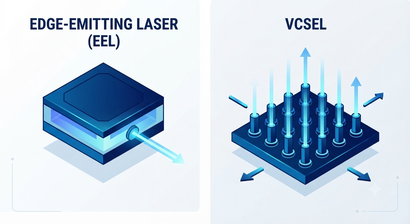 Architectural Foundations: VCSEL vs. EEL